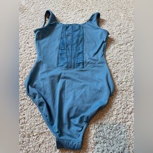 Mirella Medium Blue lace leotard Dance